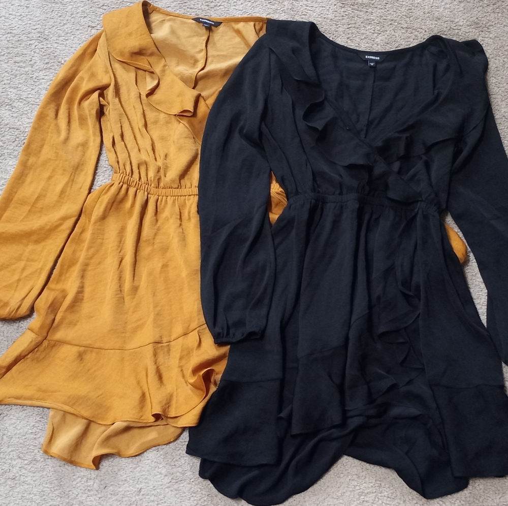 XS express ruffle dress set